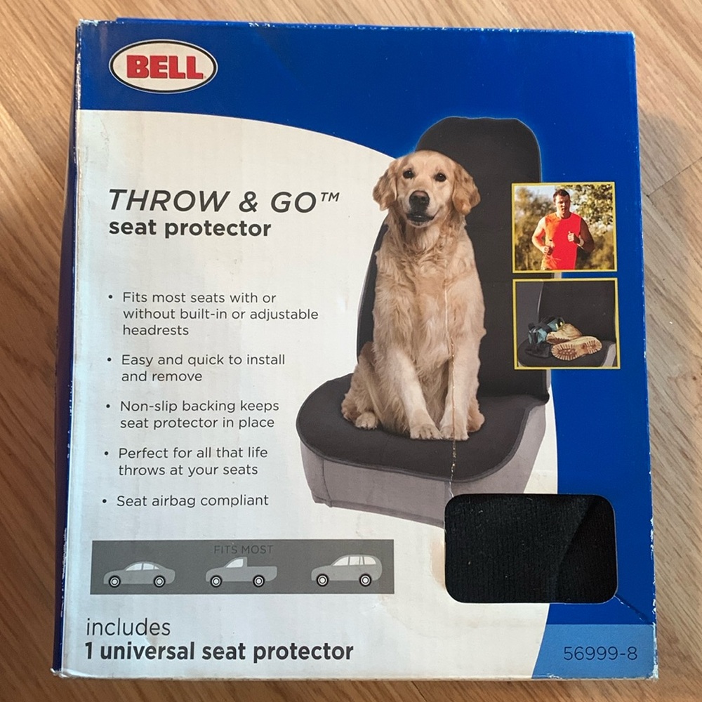BELL Throw & GO Multi-Use Auto Seat Protector Pet Car Seat 56999-8 NEW NWT